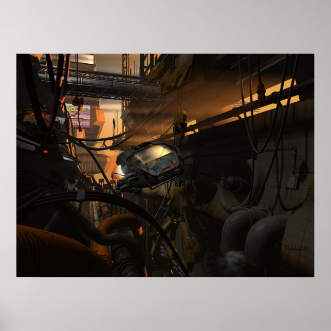 Tangos futuros - poster ciberpunk (Frente)