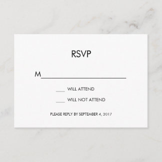 Tangram Heart Wedt RSVP Card Prata Dourada Preta