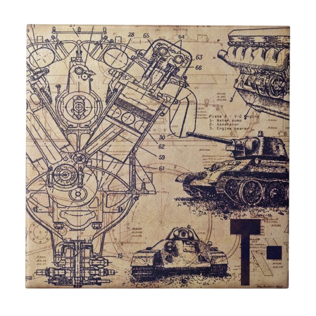Tank Schematics Art (Frente)