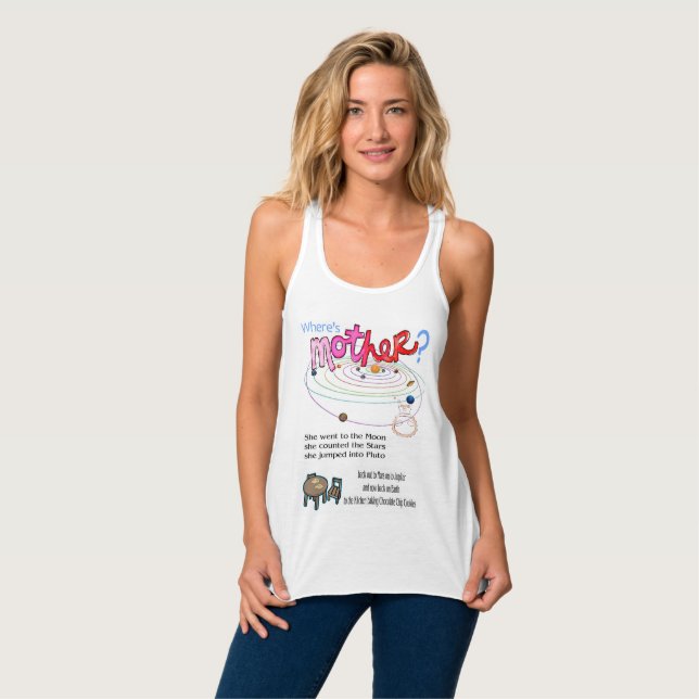 Tank Top Womens, onde está a mãe? (Frente Completa)