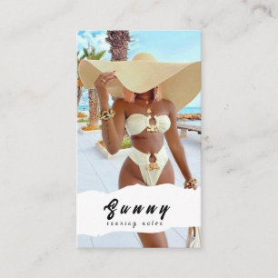 Tanning Salon Cartão de visita