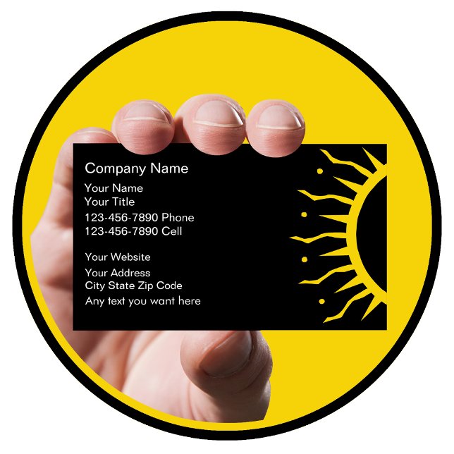 Tanning Salon Cartões de visitas (Criador carregado)