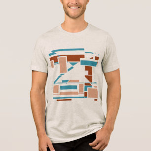 Tannish Rust Turquoise Beige Southwest Art inspire