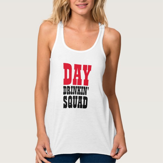 Tanque da Equipe de Bebida Diurna - Camiseta Diver (Frente)