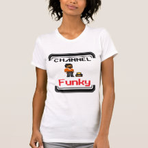 Tanque de Camisa T-Shirt Funky Pixel do Canal
