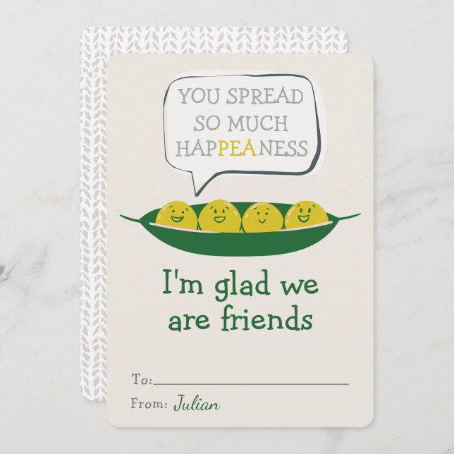 Tanta sala de aula de Dia de os namorados de batat (Frente/Verso)