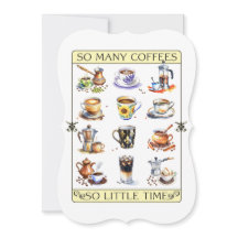 Tantos cafés, tão pouco tempo