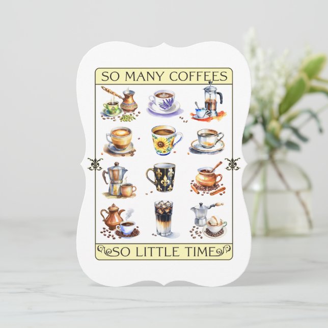 Tantos cafés, tão pouco tempo (Em pé/Frente)