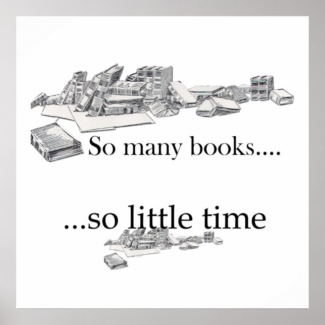 Tantos Livros, Tão Pouco Tempo Poster (Frente)