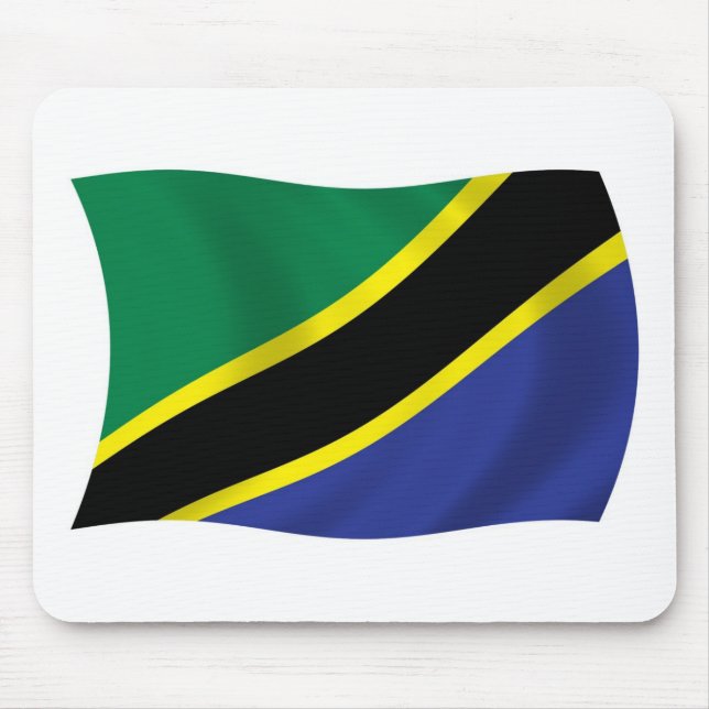 Tanzânia Mousepad Bandeira (Frente)