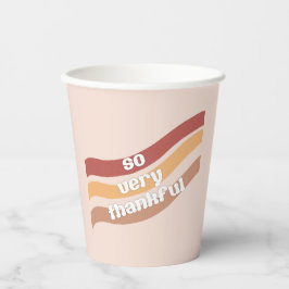 Tão agradecida Taça de Papel