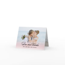 Tão Apaixonada | Foto de Agradecimento de Casament