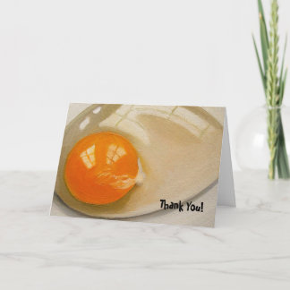 TÃO BOM CARTÕES DE AGRADECIMENTOS DE OVOS