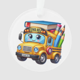 TÃO BOM Ornamento de Ônibus Escolar