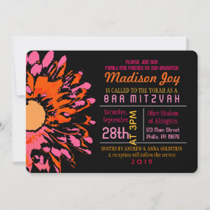TÃO BONITO DIA Bat Mitzvah Convite