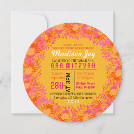 TÃO BONITO DIA Bat Mitzvah Convite