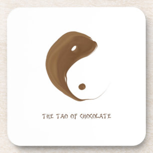 tao de porta-copos de chocolate