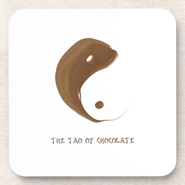 tao de porta-copos de chocolate (Frente)
