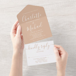 Tão Elegante Moderno Script Casamento Minimalista