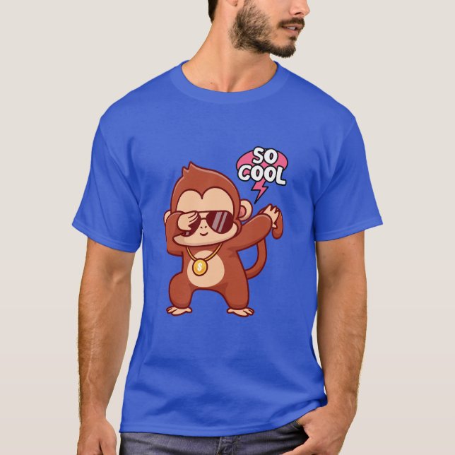 Tão Legal camiseta do macaco (Frente)