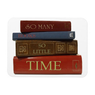 Tão muitos livros tão pouco ímã do tempo