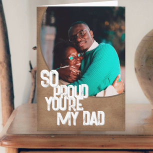 Tão Orgulhoso de Você Ser Meu Pai - Cartão do Dia