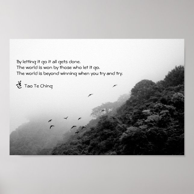 Tao Te Ching No.10 ©Photographics Impressão (Frente)