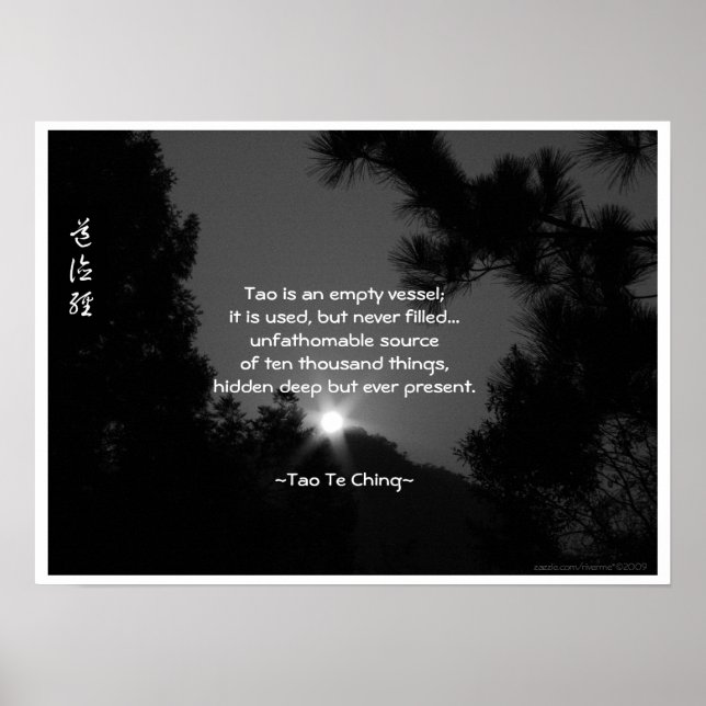 Tao Te Ching No.3/ Poster (Frente)