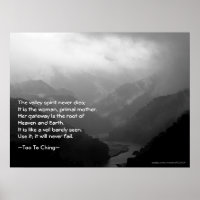 Tao Te Ching No.6/ Poster