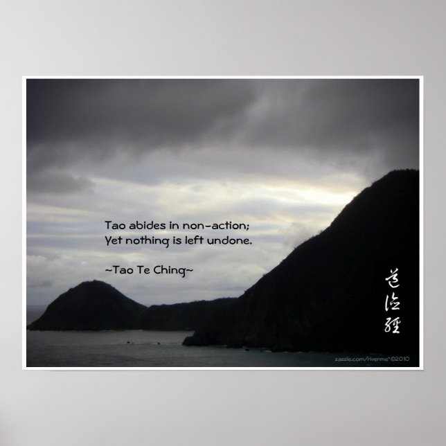 Tao Te Ching No.7/ Poster (Frente)
