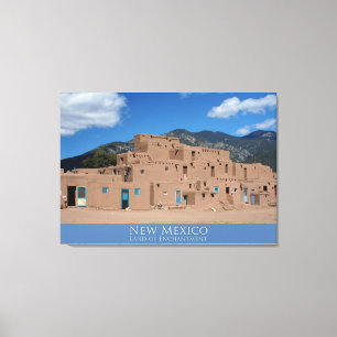 Taos Pueblo Canvas