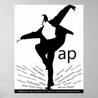 Tap Dance Poster "Legendas"