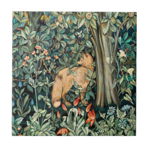 Tapeçaria Arte da Raposa Antiga da Floresta de Wil