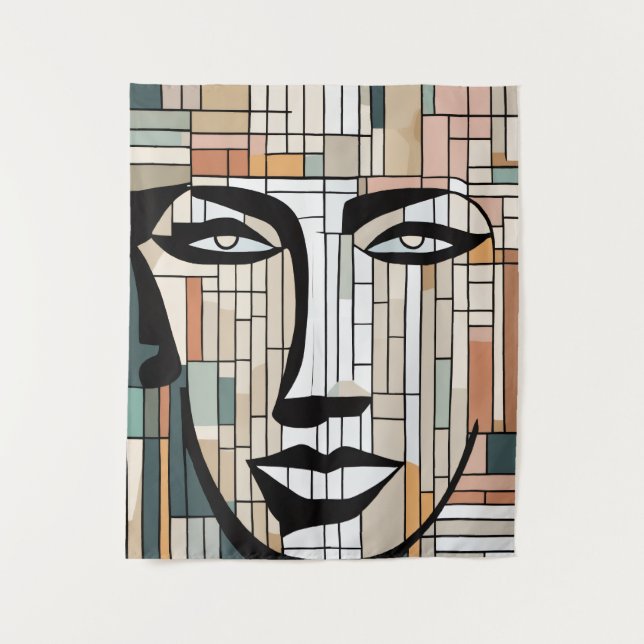 Tapeçaria Artística e Moderna - Perfeito para Casa (Frente)