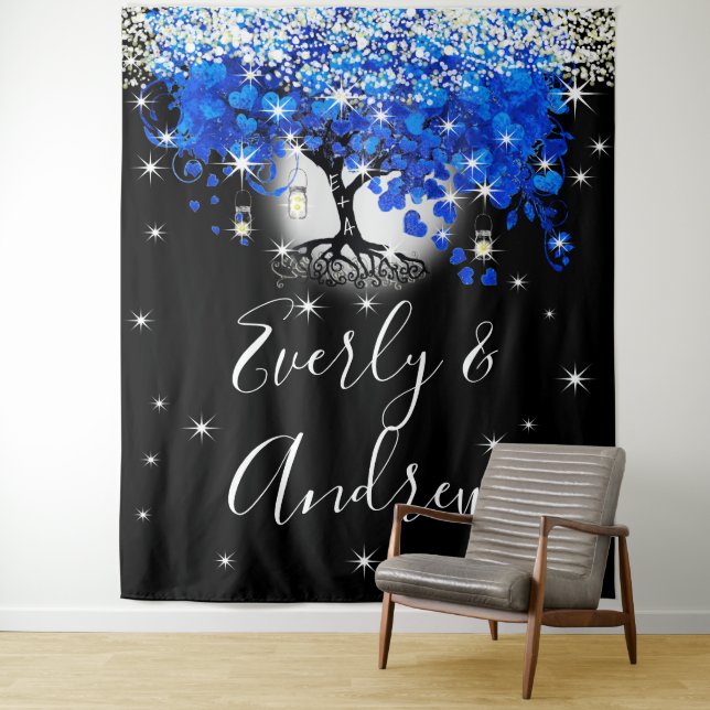 Tapeçaria Boho de Casamento Árvore de Folhas com C (In Situ)