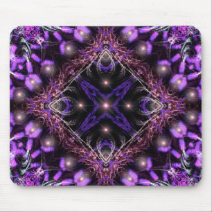 Tapeçaria clara roxa Mousepad do Fractal