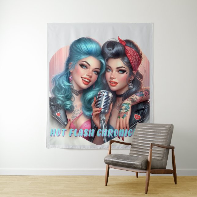 Tapeçaria com Crônicas HotFlash (In Situ)