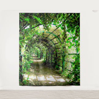 Tapeçaria com Fotografia de Greenery Archway