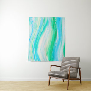 Tapeçaria com pintura a álcool