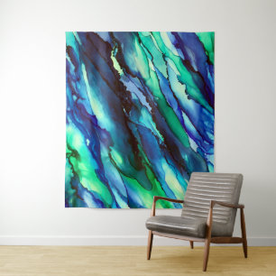Tapeçaria com pintura a álcool