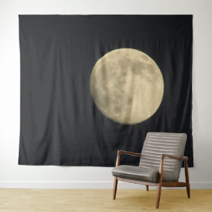 Tapeçaria da arte da parede da fotografia da Lua
