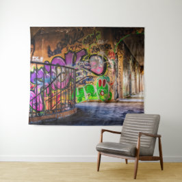 Tapeçaria da arte da parede dos grafites da arte