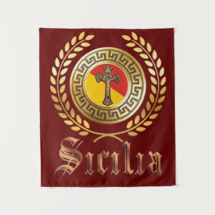 Tapeçaria da Bandeira e Crucifixo da Sicília