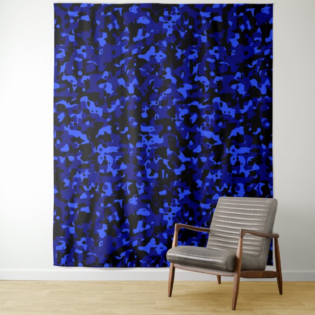 Tapeçaria da Camuflagem Negra Azul (In Situ)
