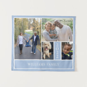 Tapeçaria da Colagem de Fotos da Família