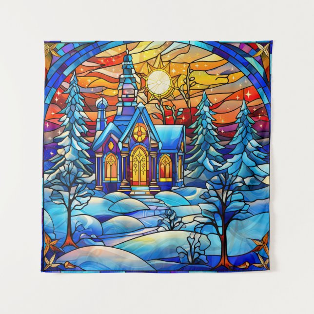 Tapeçaria da Igreja de Vidro Estreita (Frente)