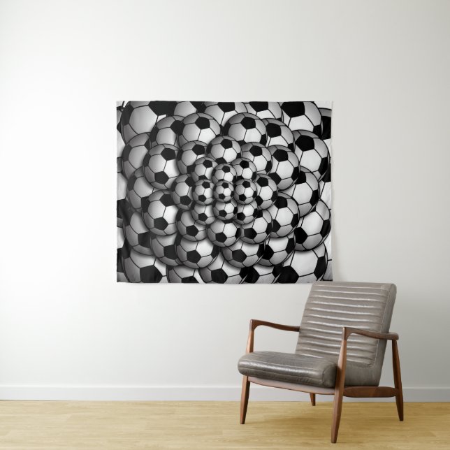 Tapeçaria da temporada de futebol (In Situ (Horizontal))