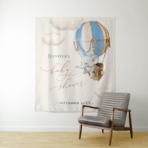 Tapeçaria das Nuvens de Balões Elefantes