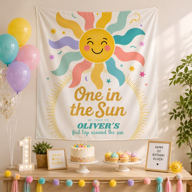 Tapeçaria de Aniversário Sunshine (Criador carregado)