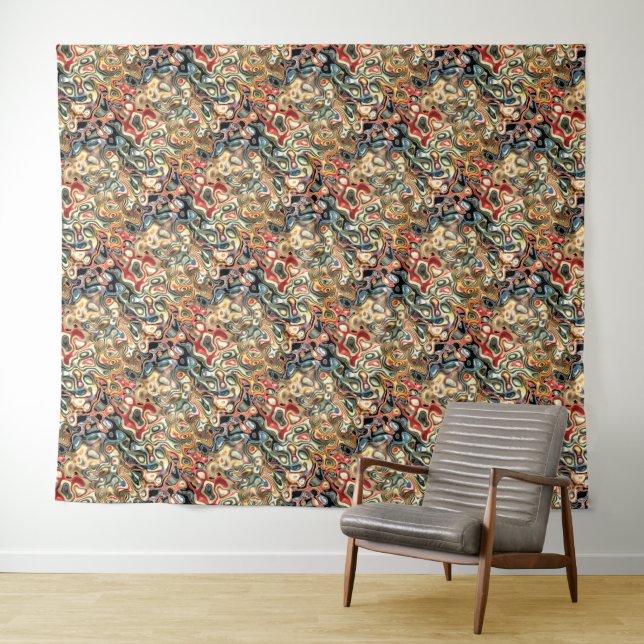 Tapeçaria de Arte Abstrata (In Situ (Horizontal))